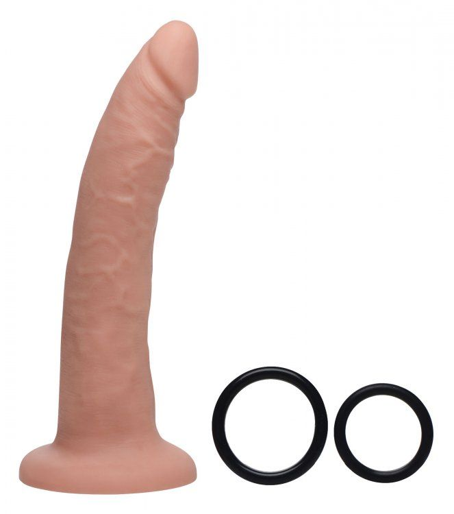 Charmed 7.5&quot; Silicone Dildo with Harness