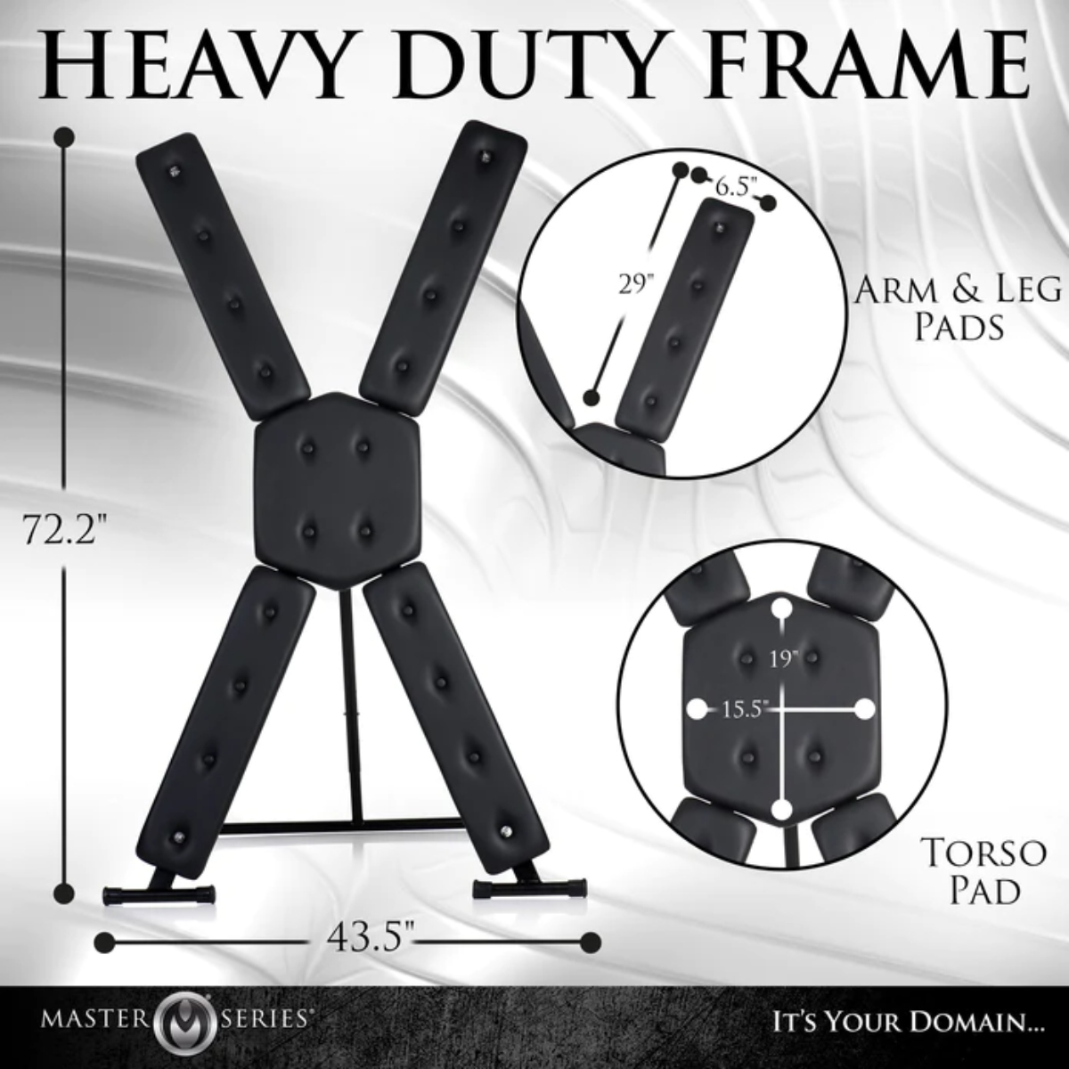 Master Series Free Standing St Andrew&#039;s Cross