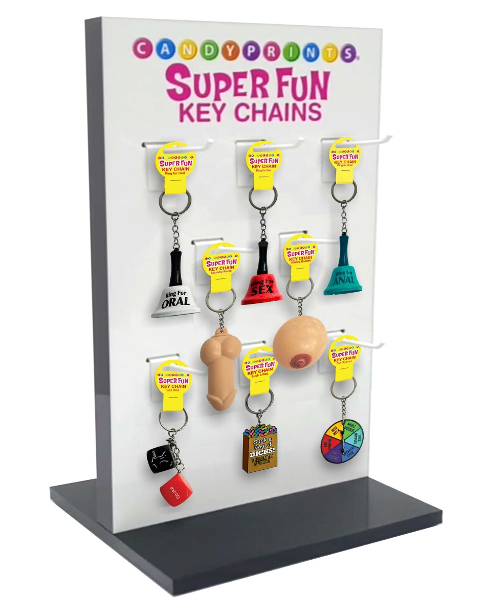 Retail Display Spinner - Keychains &amp;amp; Romance Games Included