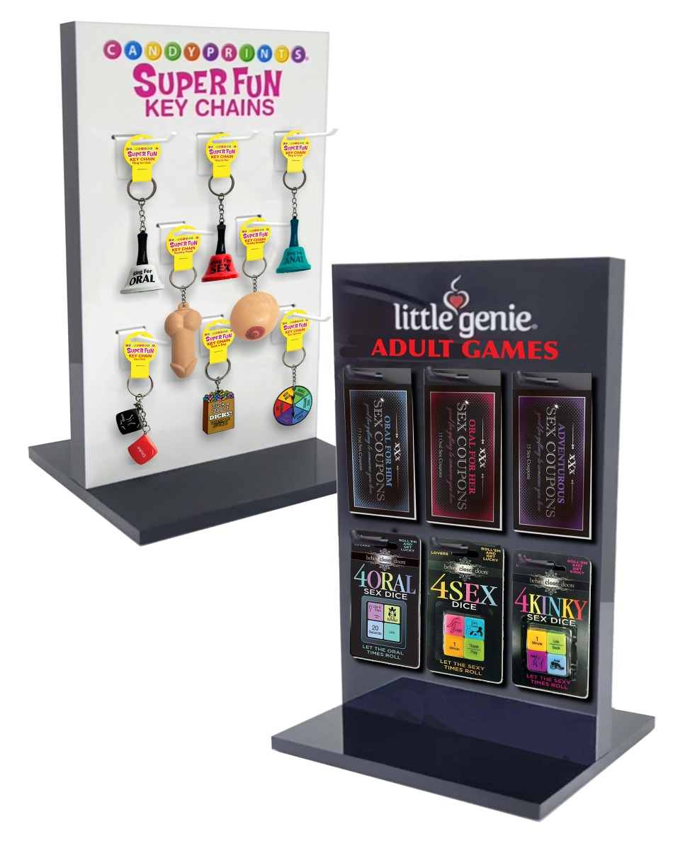 Retail Display Spinner - Keychains &amp;amp; Romance Games Included