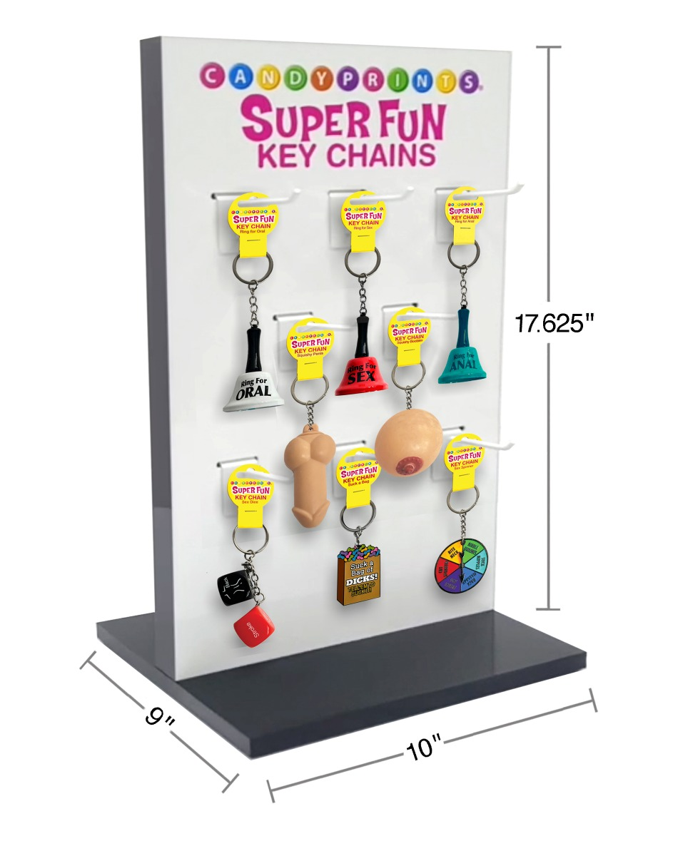 Retail Display Spinner - Keychains &amp;amp; Romance Games Included