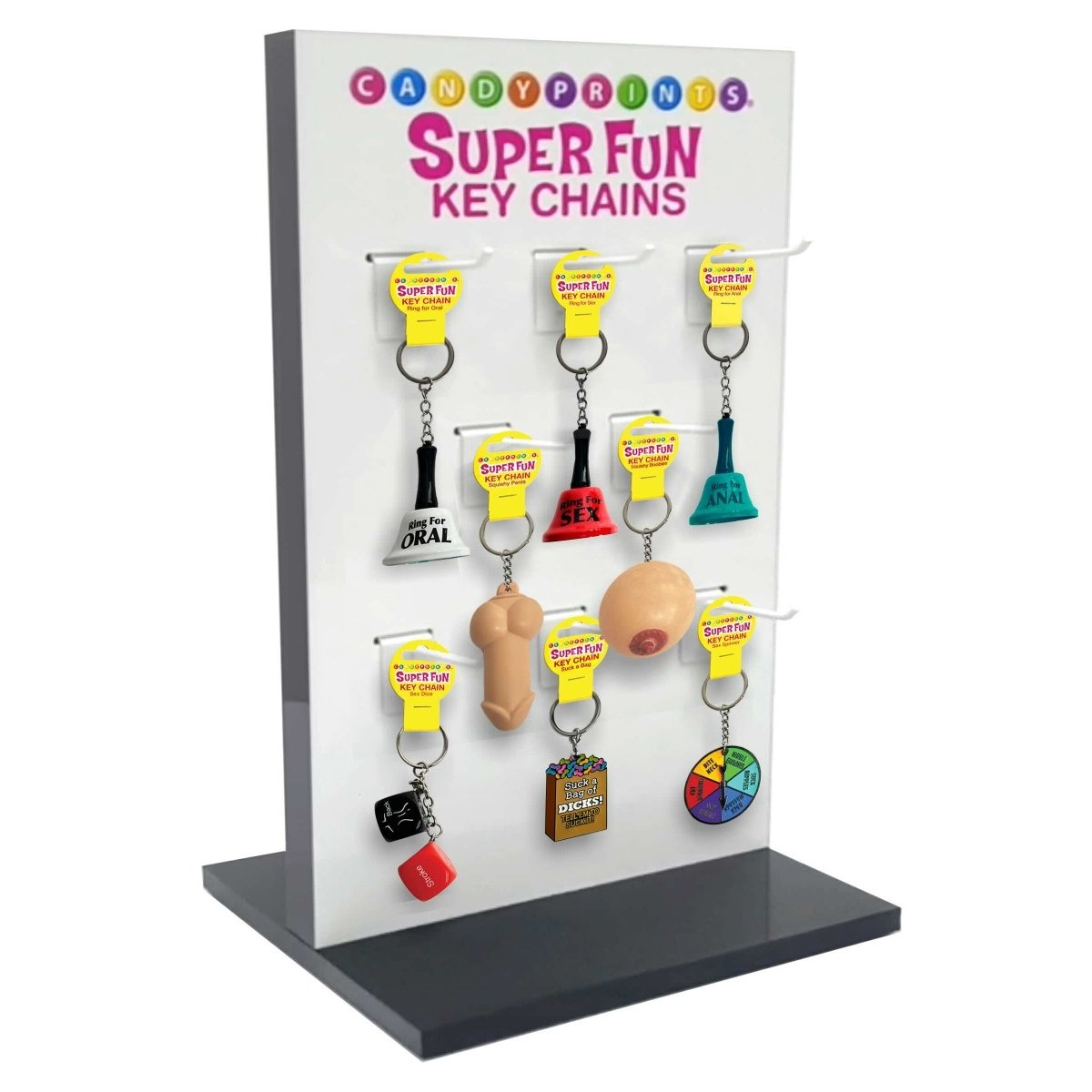 Retail Display Spinner - Keychains &amp;amp; Romance Games Included