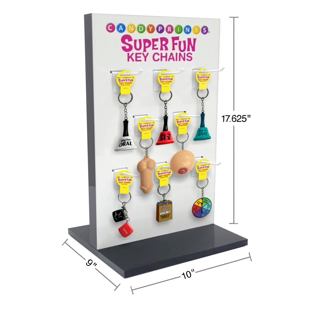 Retail Display Spinner - Keychains &amp;amp; Romance Games Included